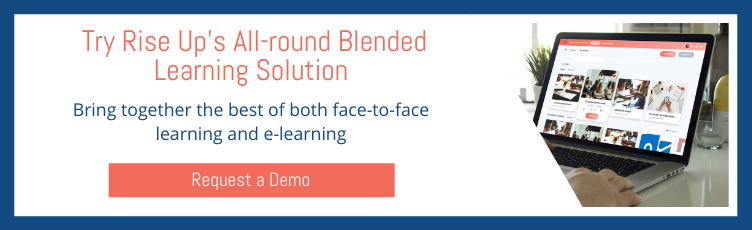 Rise Up blended learning LMS Demo