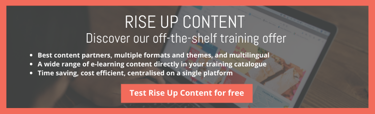 Rise Up content discover our off-the-shelf training offer